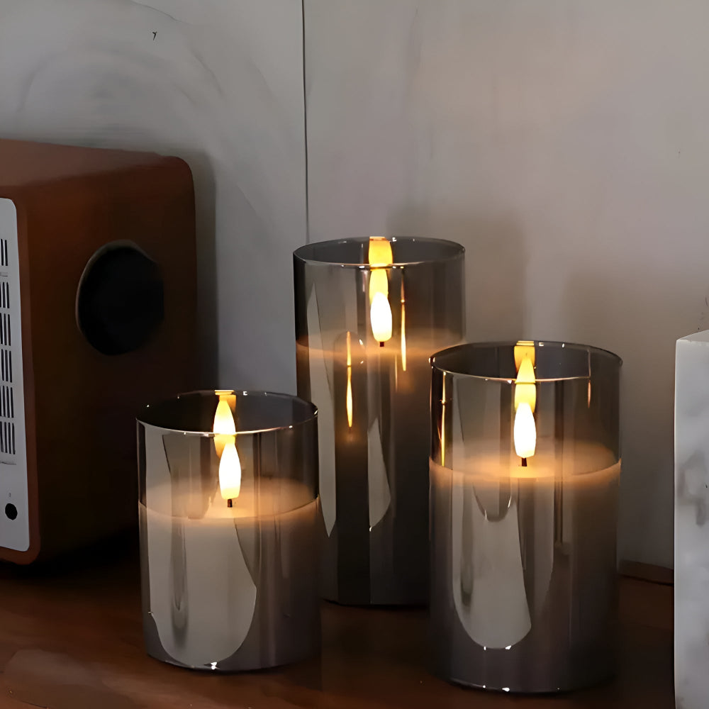 Ethereal 3D Flameless Candle | 3pcs Set