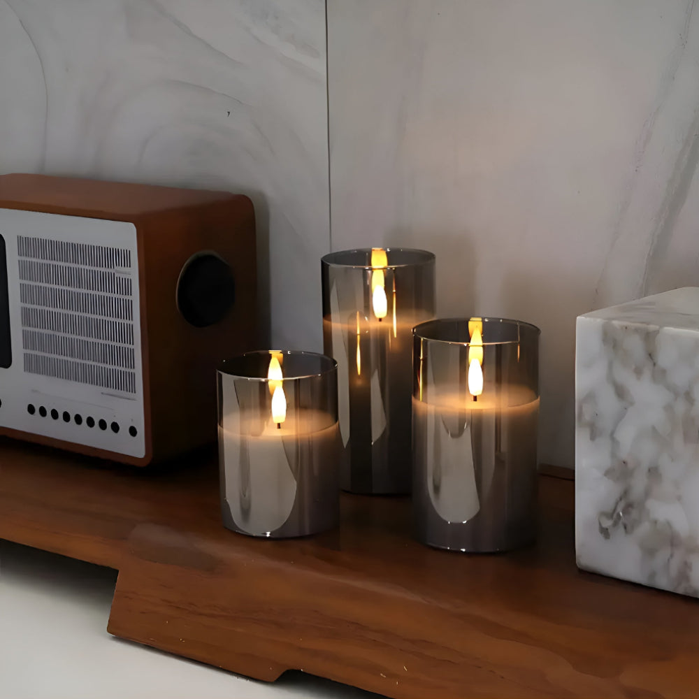 Ethereal 3D Flameless Candle | 3pcs Set