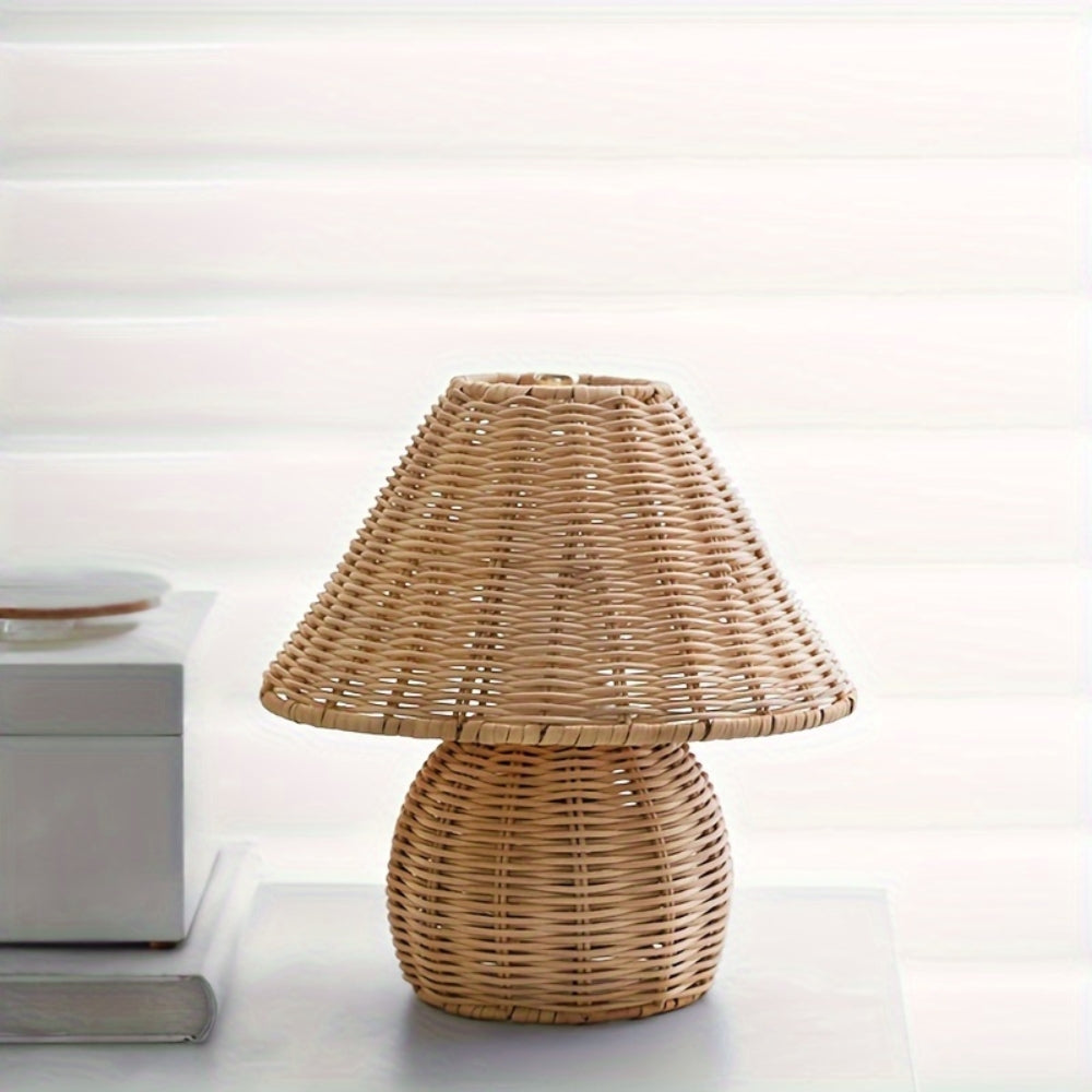 Rattan Table Lamp Home Decor