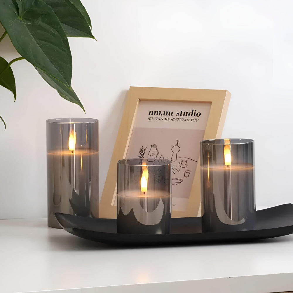 Ethereal 3D Flameless Candle | 3pcs Set