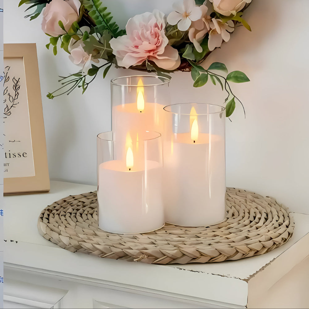 Ethereal 3D Flameless Candle | 3pcs Set
